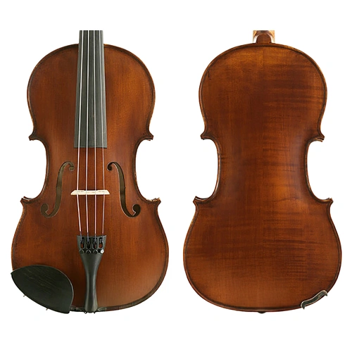 Gliga III Viola Outfit with Piranito Strings, 14in, Solid Spruce Top, Ebony Fittings, FPS Case & Bow, Made in Romania