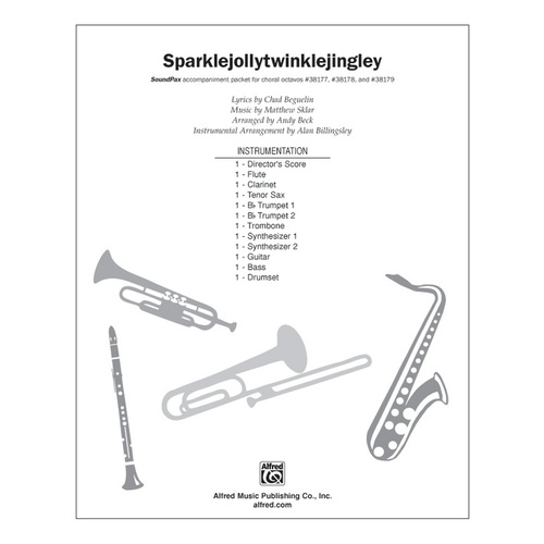 Sparkle Jolly Twinkle Jingley S/PAX Choral Sheet Music and Accompaniments