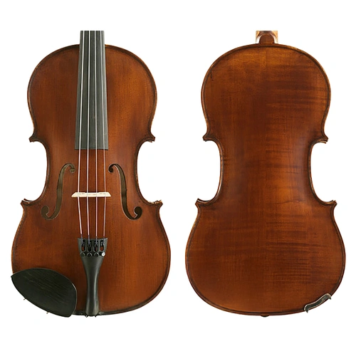 Gliga III Viola Outfit with Piranito Strings - 16 inch, Solid Spruce Top, Sycamore Maple Back, FPS Case, Brazilwood Bow, Made in Romania