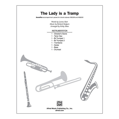 The Lady is a Tramp Choral Sheet Music S/PAX