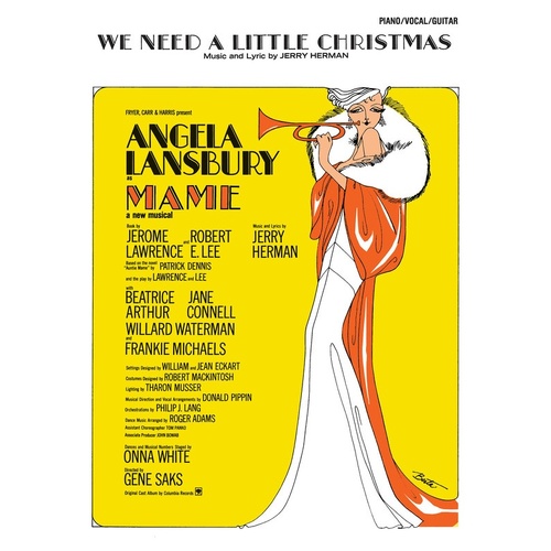 We Need A Little Christmas (Single Music Sheet) (Sheet Music)