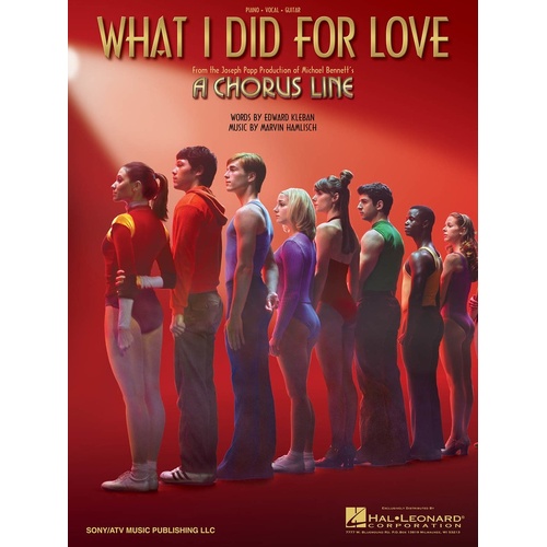 What I Did For Love S/S PVG (Sheet Music)