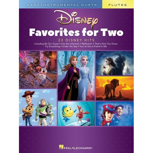 Disney Favorites for Two: Flute Duets Collection