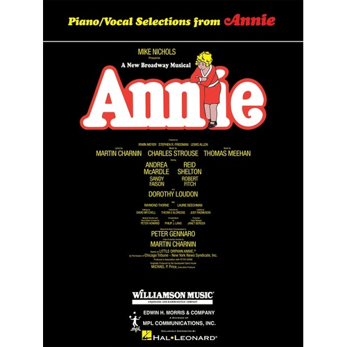 Annie Vocal Selections (Softcover Book)