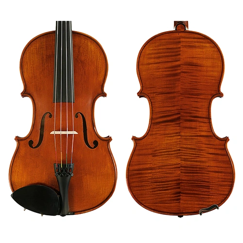 Gliga Vasile Superior 16in Viola with Ebony Pegs, Tailpiece, Fingerboard, and Thomastik Dominant Strings