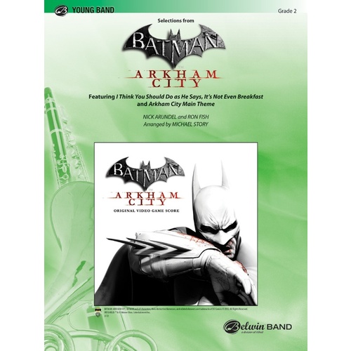 Batman Selections From Arkham City Concert Band Gr 2