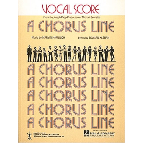 Chorus Line Vocal Score (Softcover Book)