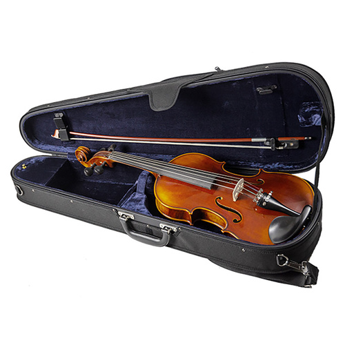 Raggetti RV7 15.5" Viola Outfit with Case and Bow, Mountain Spruce Top, Himalayan Maple Back, Ebony Pegs and Fingerboard