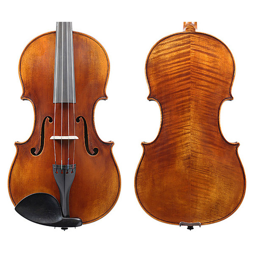 Raggetti Master Viola Guarneri 16in Solid Spruce & Maple, Rosewood Pegs, Ebony Fingerboard, Inlaid Purfling, Oil Varnish