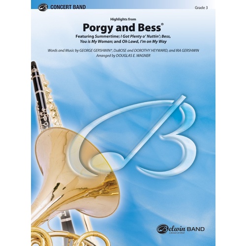 Porgy And Bess Highlights Concert Band Gr 3