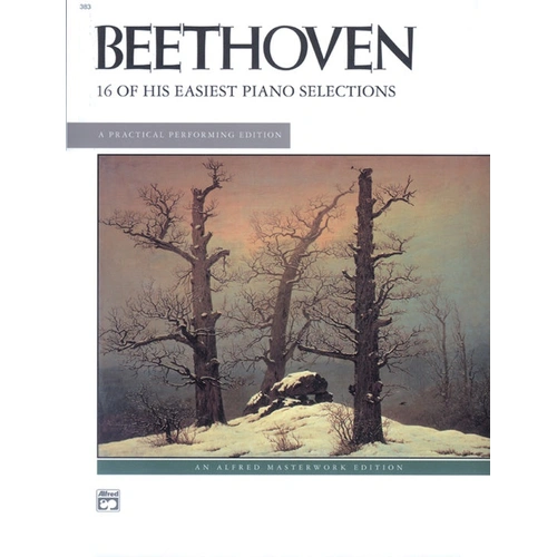 Beethoven 16 Easiest Piano Selections Sheet Music - Alfred