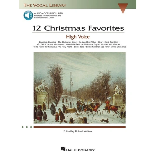 12 Christmas Favorites for High Voice BK/CD by Hal Leonard