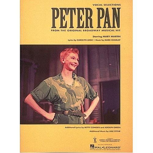 Peter Pan Vocal Selections Songbook for Piano - Hal Leonard, 32 Pages