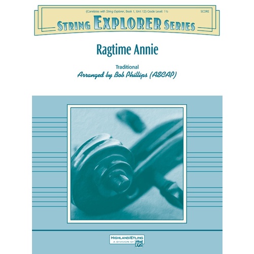 Ragtime Annie String Orchestra Gr 1.5