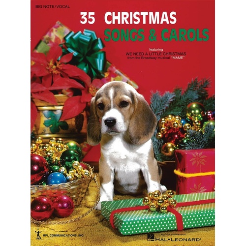 35 Christmas Songs And Carols Big Note Piano (Softcover Book)
