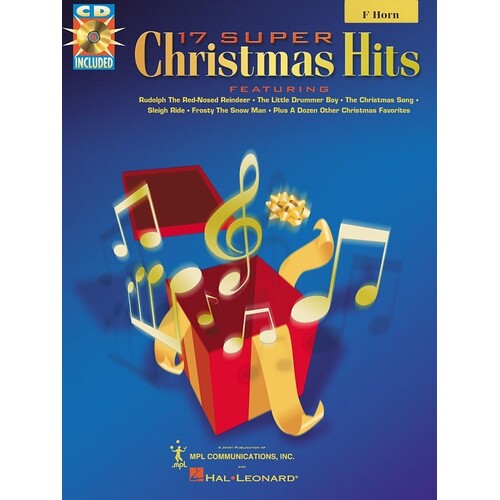Super Christmas Hits 17 French Horn Book/CD (Softcover Book/CD)