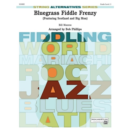 Bluegrass Fiddle Frenzy String Orchestra Gr 3 Conductor Score
