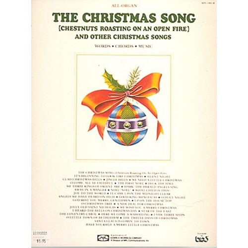 Christmas Song And Other Christmas Songs Organ (Softcover Book)