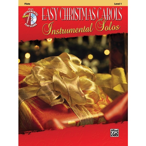 Easy Christmas Carols Inst Solos Flute Book/CD