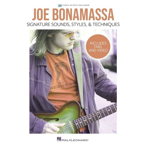 Joe Bonamassa - Signature Sounds, Styles & Techniques Book with Online Video Access