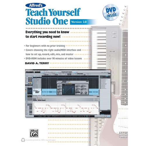 Alfred's Teach Yourself Studio One V2.0 Book/DVD