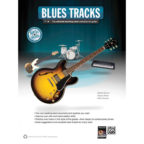 Blues Tracks Guitar Sheet Music with MP3 CD