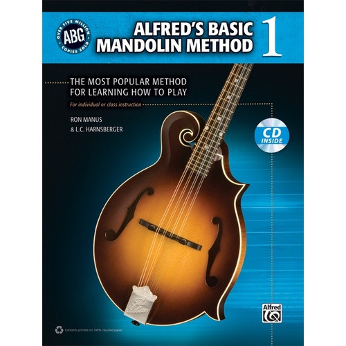 Alfred's Basic Mandolin Method 1 Book/CD