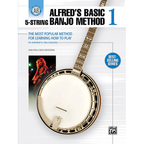 Alfred's Basic 5-String Banjo Method 1 for Beginners