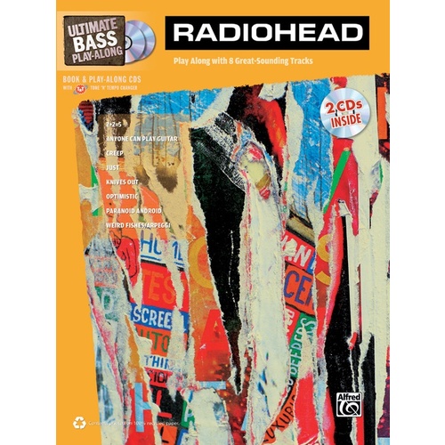 Ultimate Bass Playalong Radiohead Book/CD