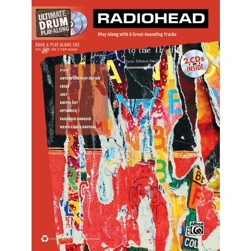 Ultimate Drum Playalong Radiohead Book/CD