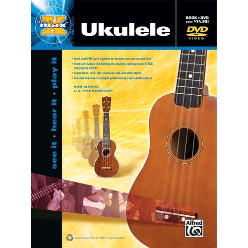 Alfreds Max Ukulele Method Book/DVD