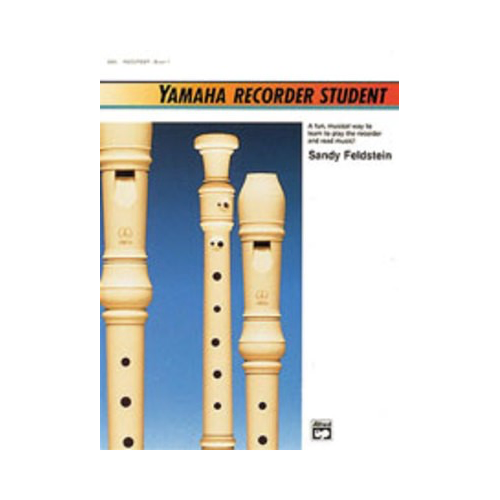Yamaha Recorder Student Book 1 - 48 Melodies, Lyrics, Chord Chart, Theory Games, Duets & Trio