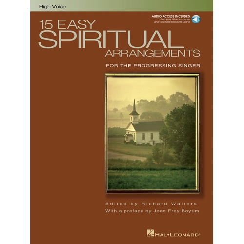 15 Easy Spiritual Arrangements High V Book/CD (Softcover Book/CD)