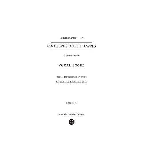 Calling All Dawns SATB
