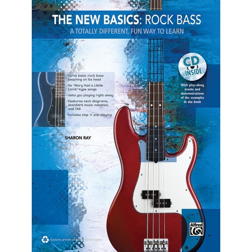 New Basics Rock Bass Book and CD