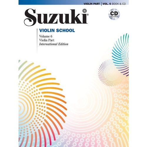 Suzuki Violin School Volume 6 Book/CD