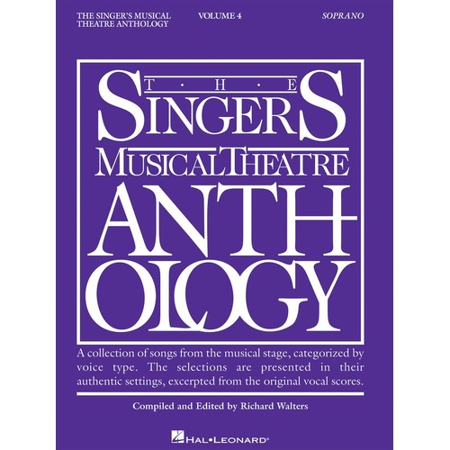 Singers Musical Theatre Anth V4 Sop (Softcover Book)