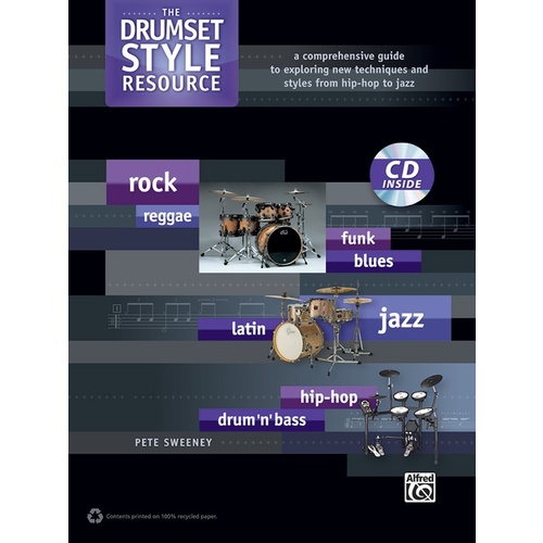 Drumset Style Resource Book/CD