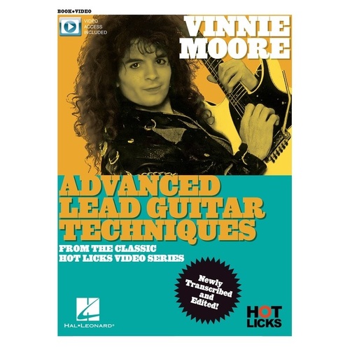 Vinnie Moore - Advanced Lead Guitar Techniques Book with Online Access