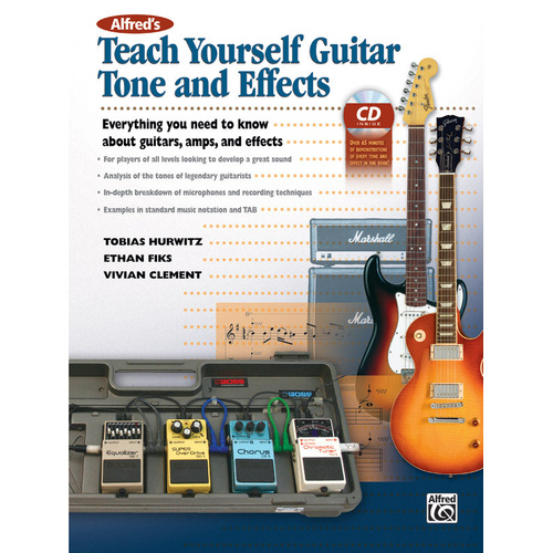 Alfred's Teach Yourself Guitar Tone & Effects Book & CD Package
