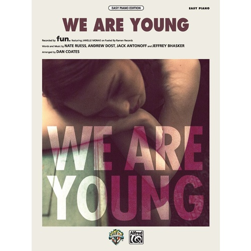 We Are Young Piano Solo Sheet Music