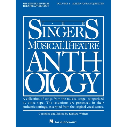 Singers Musical Theatre Anth V4 Mez Sop (Softcover Book)