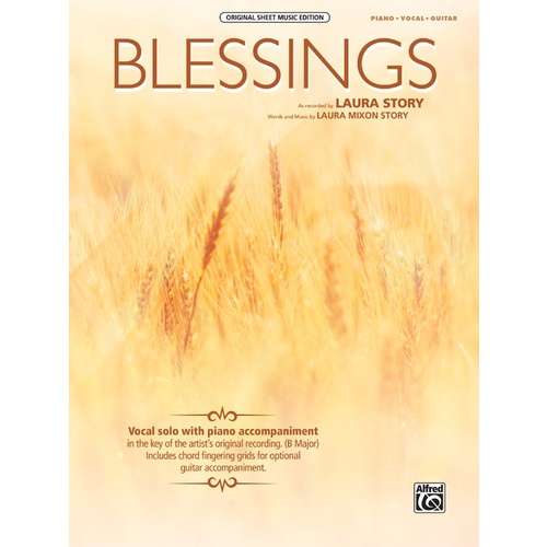 Blessings PVG Sheet Music