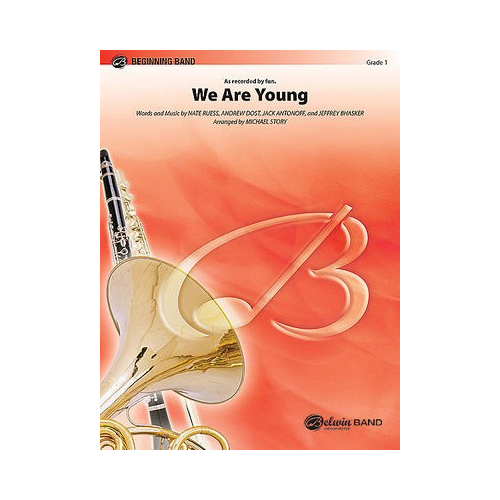 We Are Young Concert Band Grade 1 Sheet Music
