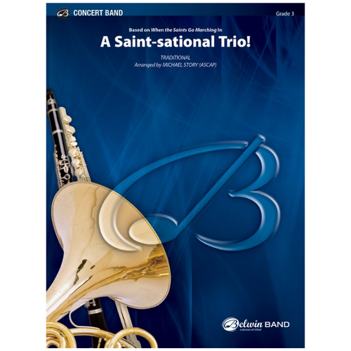SaintSational Trio CB Gr 3 Dixieland Concert Band Sheet Music