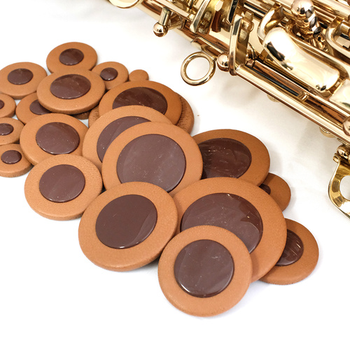 Mypad Alto Sax Pad Set S110 25pc - Made in Italy, Full Cardboard Back with Rivet