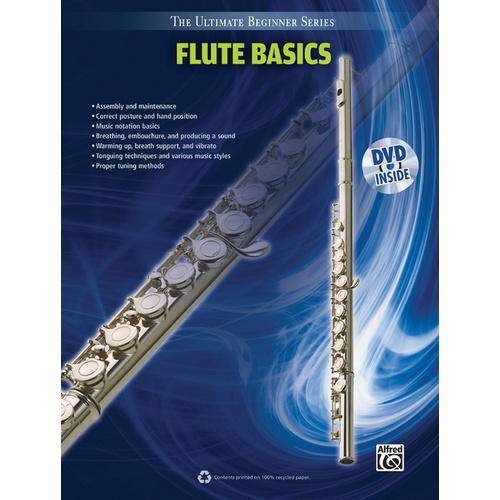 Ultimate Beginner Series Flute Book and DVD