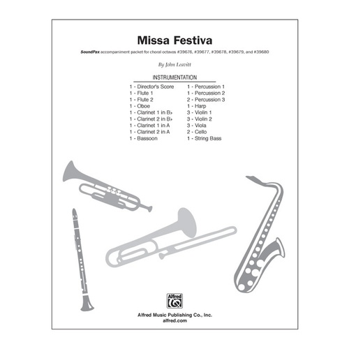 Missa Festiva Soundpax Instrumental Parts