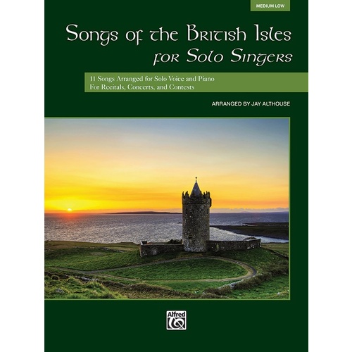 Songs of the British Isles Vocal Sheet Music Solo Medium/Low Book