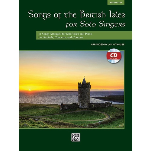 Songs of the British Isles Solo Med/Low Vocal Sheet Music BK/CD